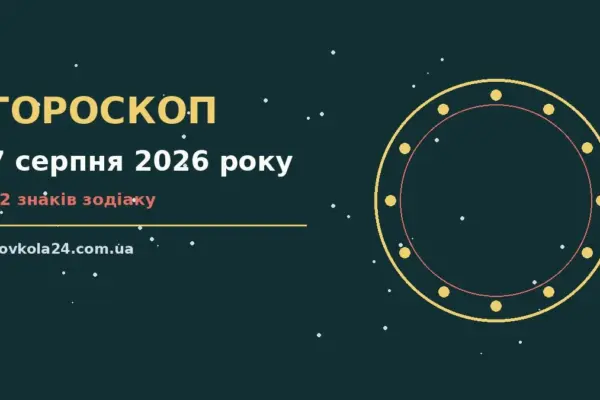 Гороскоп на 7 серпня 2026 року: важливі сигнали дня про настрій, справи та гроші