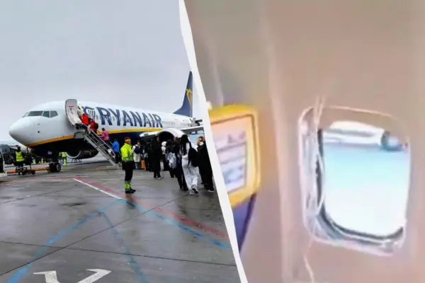 Звіт NTSB: хроніка рейсу Ryanair, в якому пасажира витягнуло через ілюмінатор