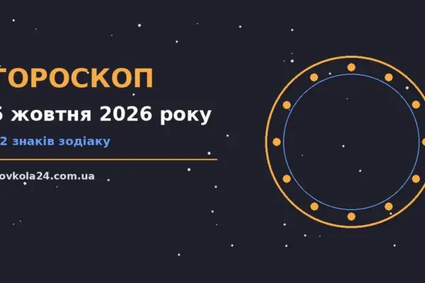 Гороскоп на 5 жовтня 2026 року: важливі сигнали дня про настрій, справи та гроші